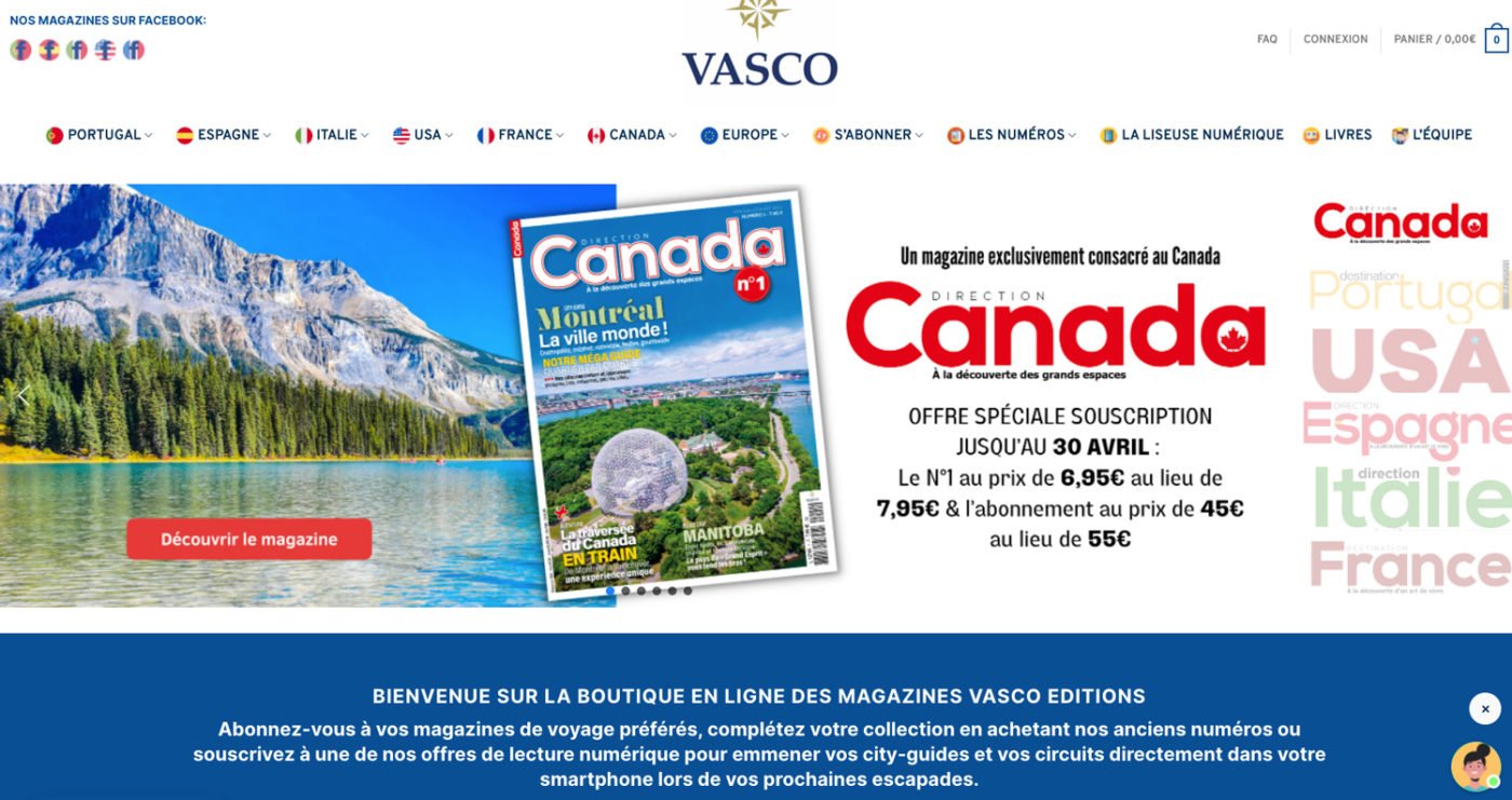 AboShop - Boutique en ligne Editions Vasco